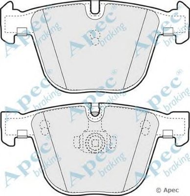 APEC BRAKING pad1285 -  Комплект тормозных колодок, дисковый тормоз
